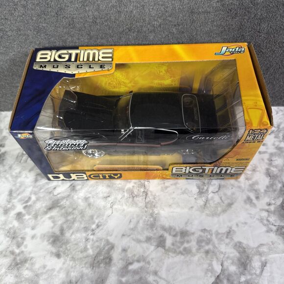 Jada Toys 1/24 Dub City Bigtime Muscle 1969 Pontiac GTO Judge Black NEW Die Cast - Picture 2 of 6